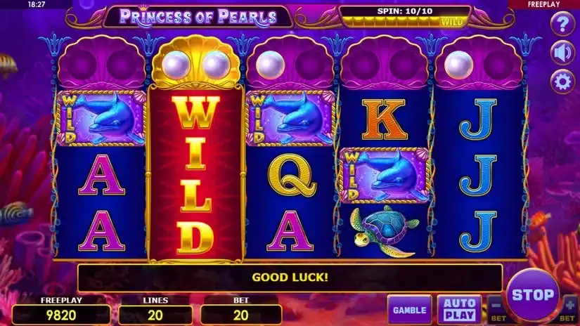 Princess of Pearls slot screenshot 3