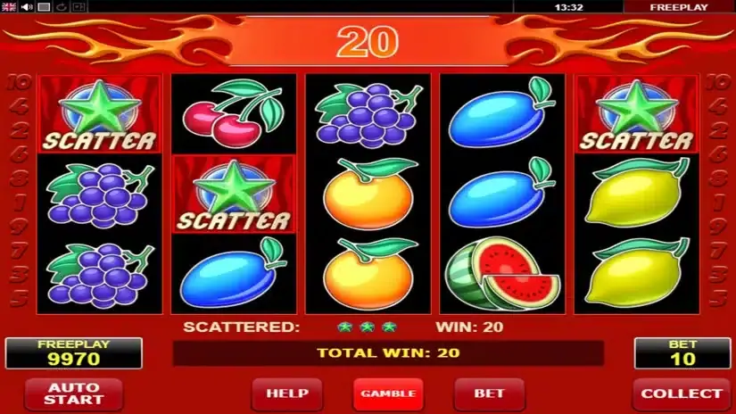 Wild 7 slot screenshot 2