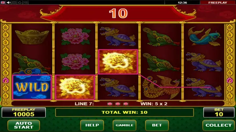 Wild Dragon slot screenshot 4