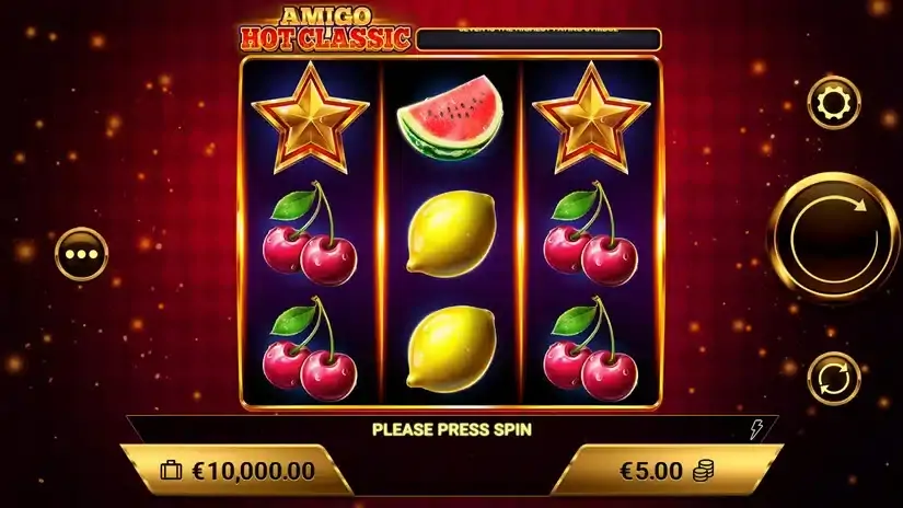 Amigo Hot Classic slot screenshot 1