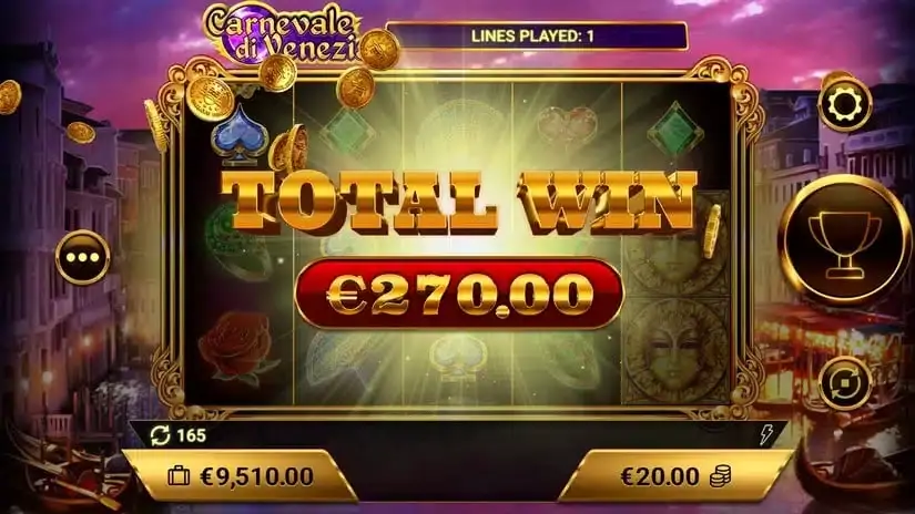 Carnevale di Venezia slot screenshot 6