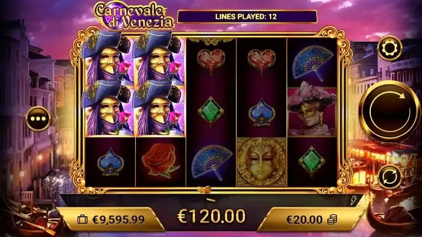 Carnevale di Venezia slot screenshot 2