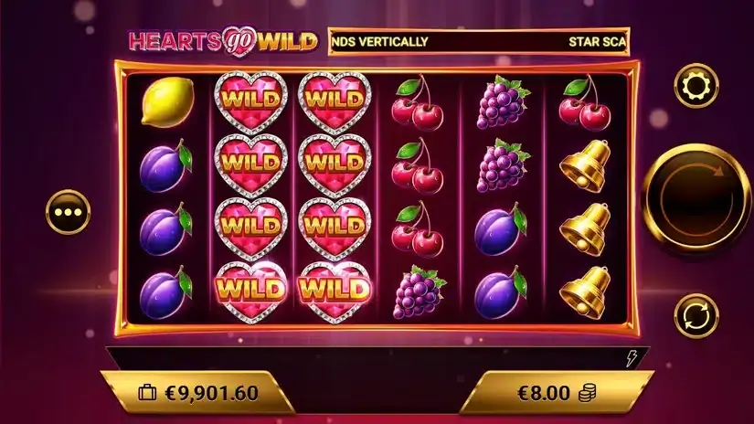 Hearts go Wild slot screenshot 4