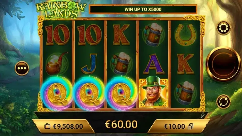 Rainbow Lands slot screenshot 2