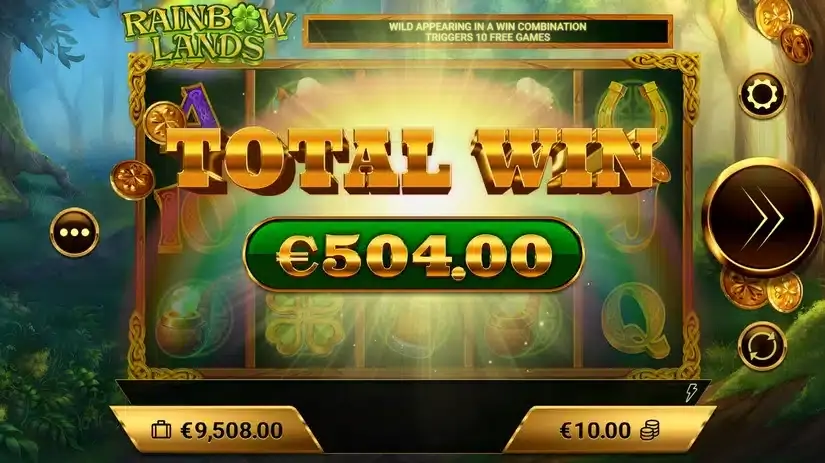 Rainbow Lands slot screenshot 