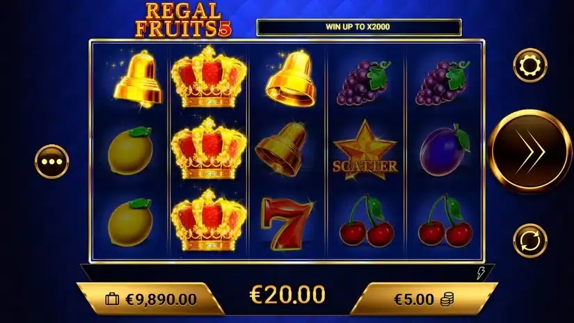 Regal Fruits 5 slot screenshot 3