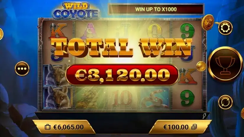 Wild Coyote slot screenshot 6