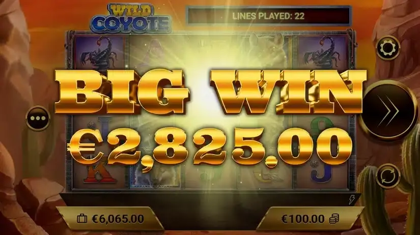 Wild Coyote slot screenshot 5