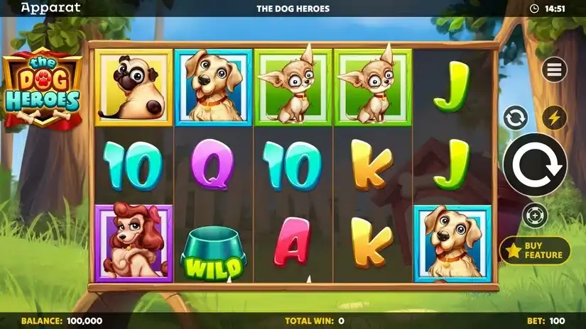 The Dog Heroes slot screenshot 1