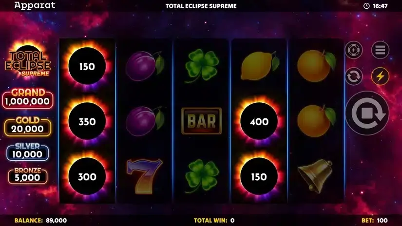 Total Eclipse Supreme slot screenshot 3