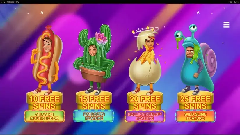 Knockout Party slot screenshot 4