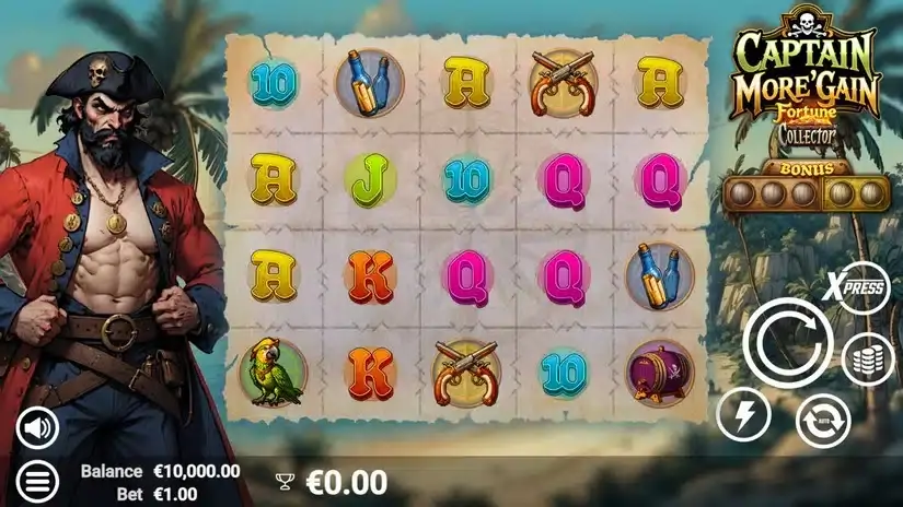Captain More’Gain slot screenshot 