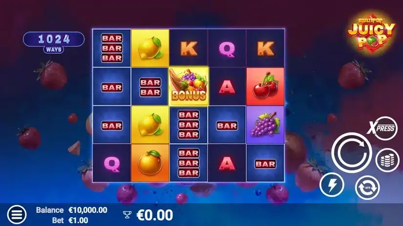 JuicyPop slot screenshot 