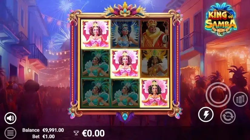 King of Samba slot screenshot 2