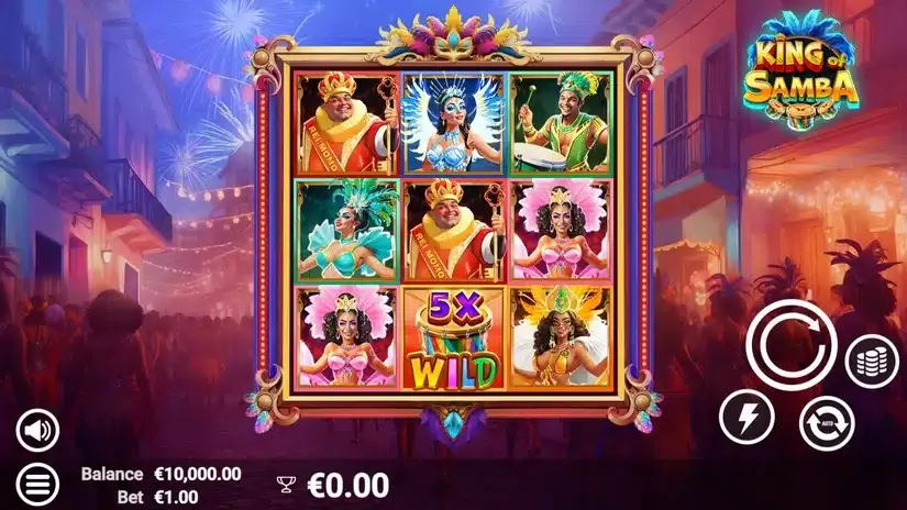 King of Samba slot screenshot 1