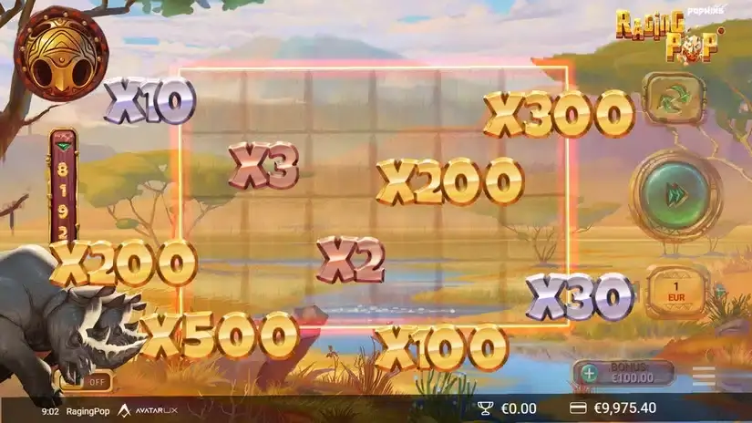 RagingPop slot screenshot 2