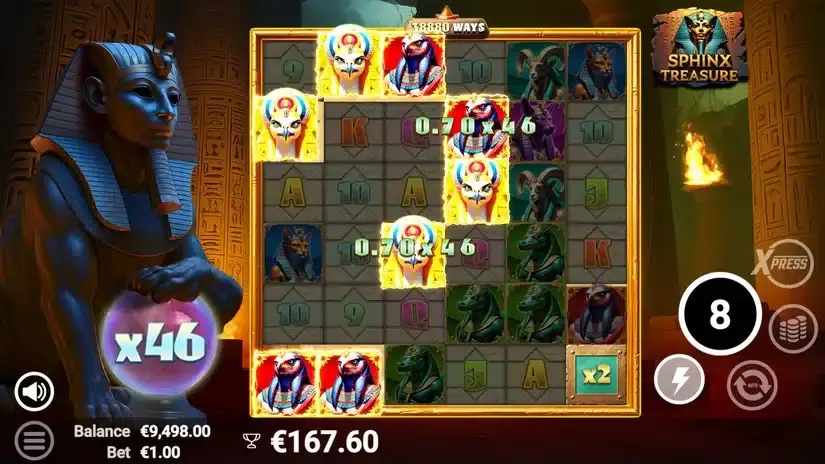 Sphinx Treasure slot screenshot 5