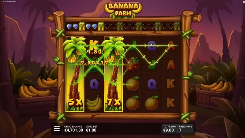 Banana Farm — Free Demo, RTP, Bonus Features, Max Win & slot screenshot 3