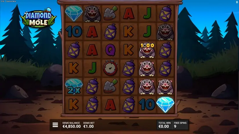 Diamond Mole slot screenshot 4