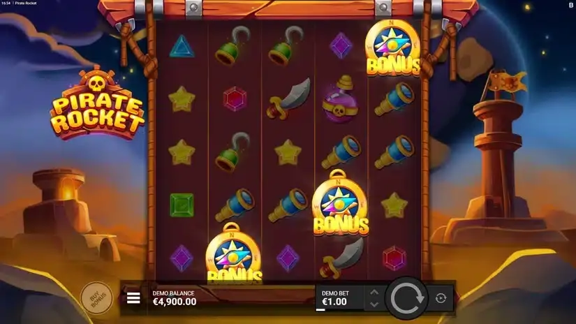 Pirate Rocket slot screenshot 2