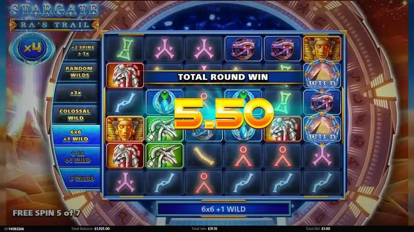 Stargate Ra’s Trail slot screenshot 5