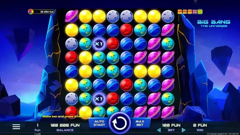 Big Bang slot screenshot 1