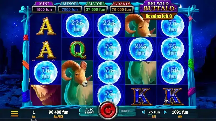 Big Wild Buffalo slot screenshot 4
