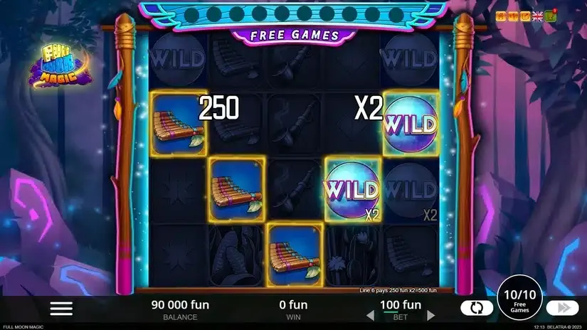 Full Moon Magic slot screenshot 