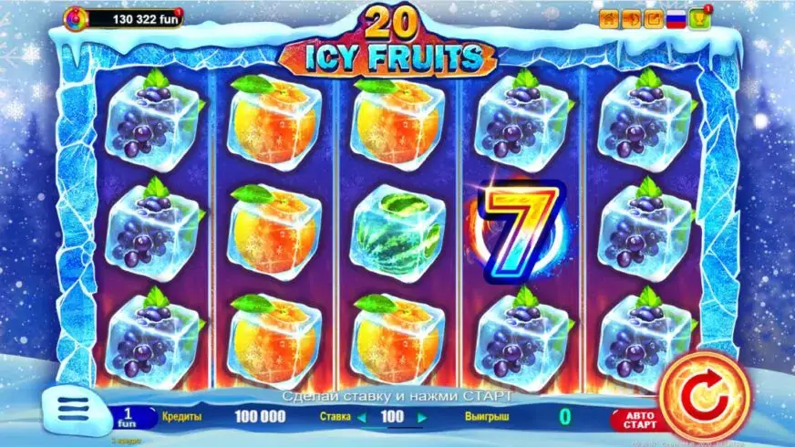 Icy Fruits slot screenshot 1