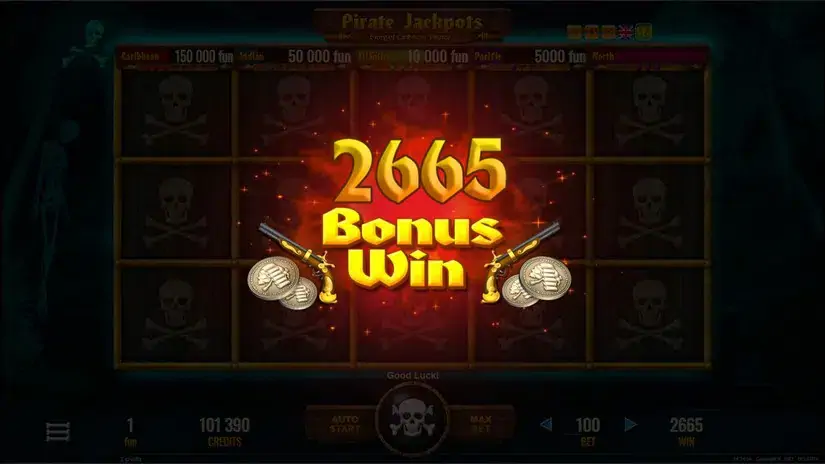 Pirate JackPots slot screenshot 6