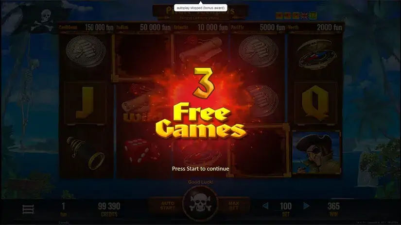 Pirate JackPots slot screenshot 4