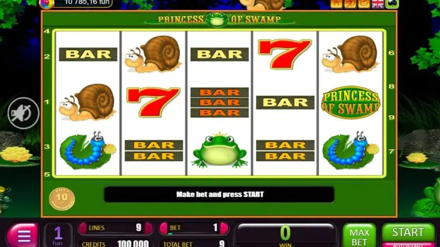 Princess of Swamp slot screenshot 