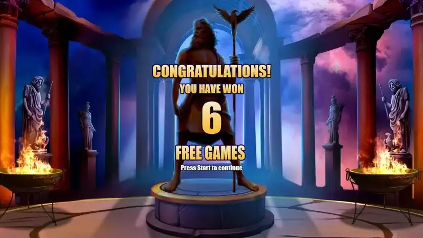 Rise of Zeus slot screenshot 3