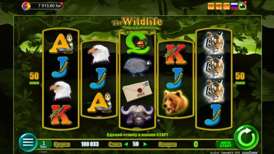 The Wildlife slot screenshot
