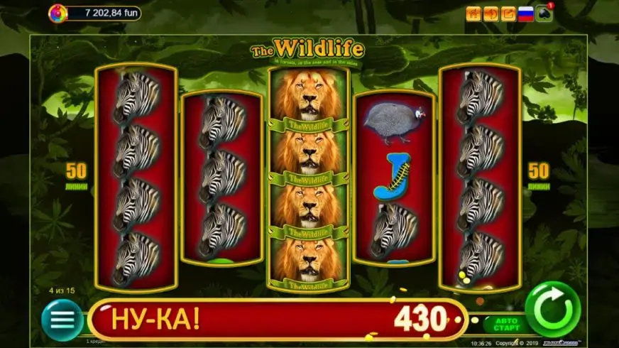 The Wildlife slot screenshot