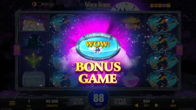 Witch School slot screenshot 4