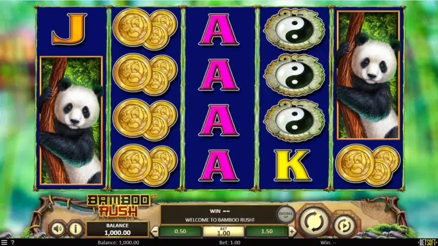 Bamboo Rush slot screenshot 