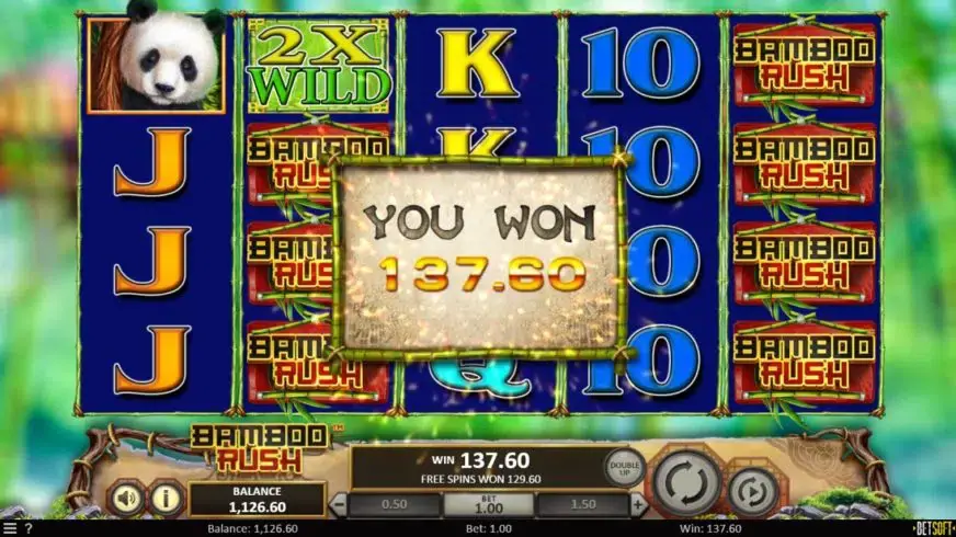 Bamboo Rush slot screenshot 4