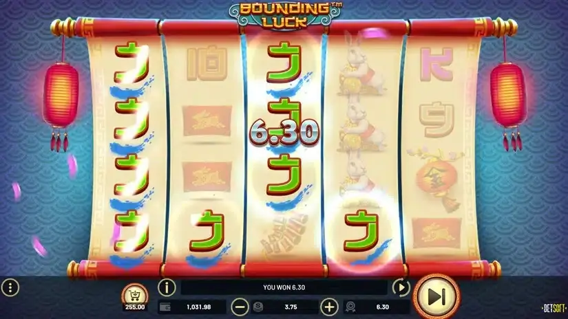Bounding Luck slot screenshot 2