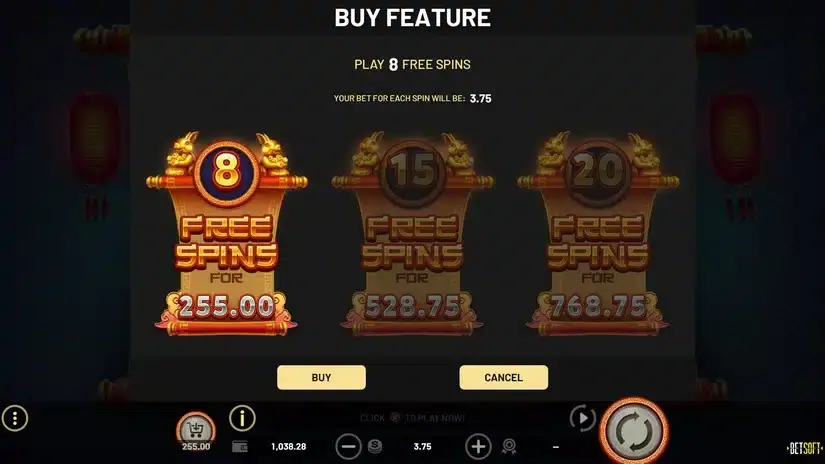 Bounding Luck slot screenshot 3