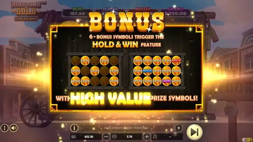 Bullions of Gold slot screenshot 3