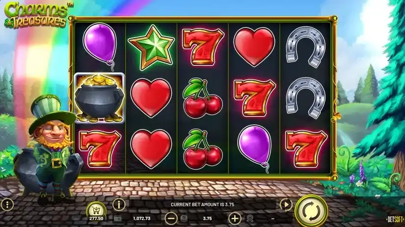Charms & Treasures slot screenshot 1