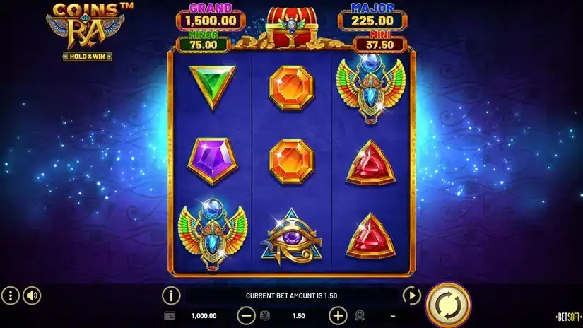Coins of Ra slot screenshot 1