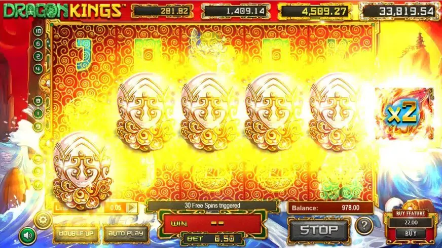 Dragon Kings slot screenshot 4