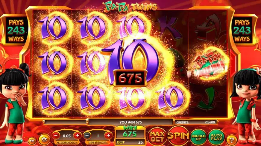 Fa Fa Twins slot screenshot 2