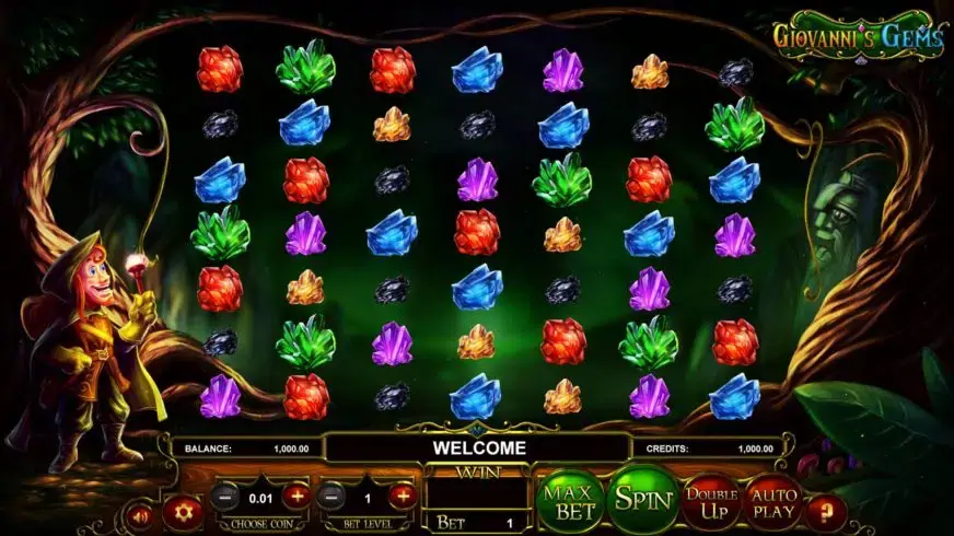 Giovanni’s Gems slot screenshot 2
