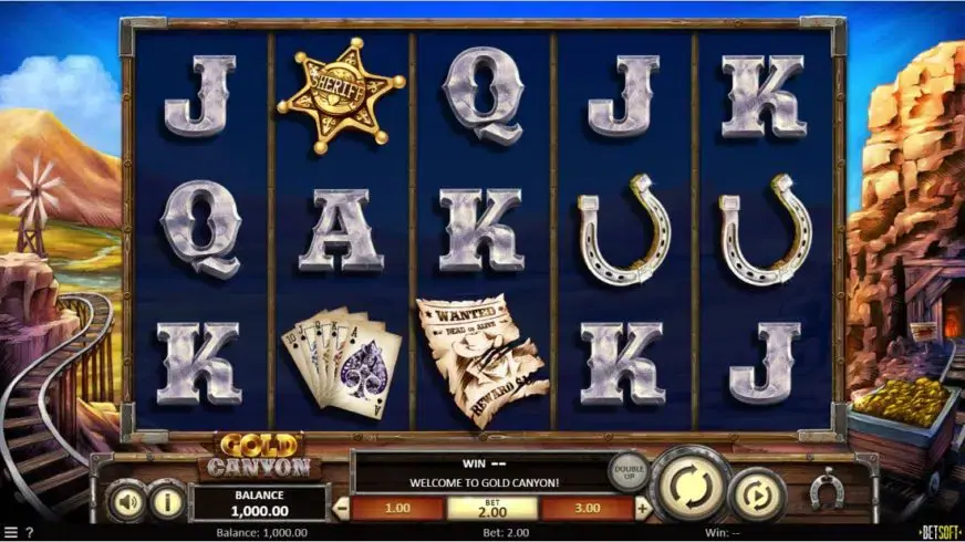 Gold Canyon slot screenshot