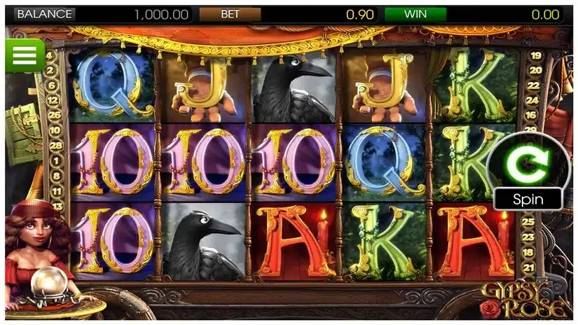 Gypsy Rose slot screenshot 1