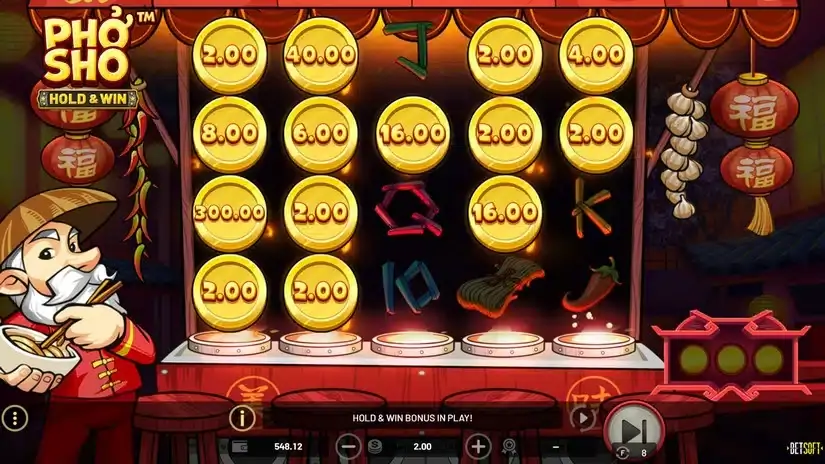 Pho Sho Hold & Win slot screenshot 