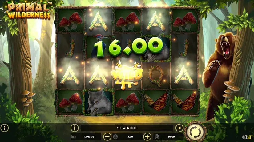 Primal Wilderness slot screenshot 2
